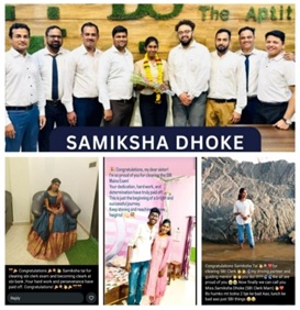 Samiksha Dhoke SBI Exam
